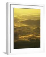 Sunrise from Appalachian Trail, Shenandoah National Park, Virginia, USA-Charles Gurche-Framed Photographic Print