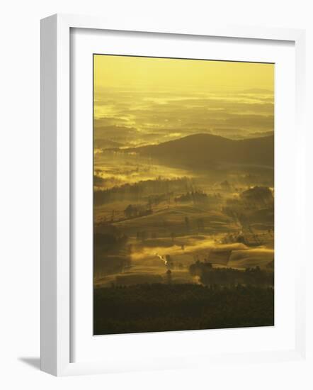 Sunrise from Appalachian Trail, Shenandoah National Park, Virginia, USA-Charles Gurche-Framed Photographic Print