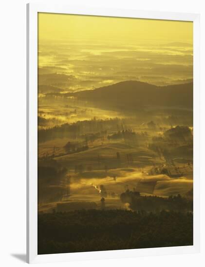 Sunrise from Appalachian Trail, Shenandoah National Park, Virginia, USA-Charles Gurche-Framed Photographic Print