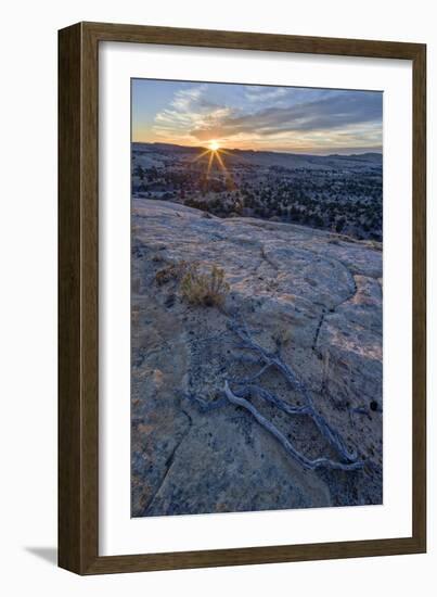 Sunrise from Atop a Sandstone Hill-James Hager-Framed Photographic Print