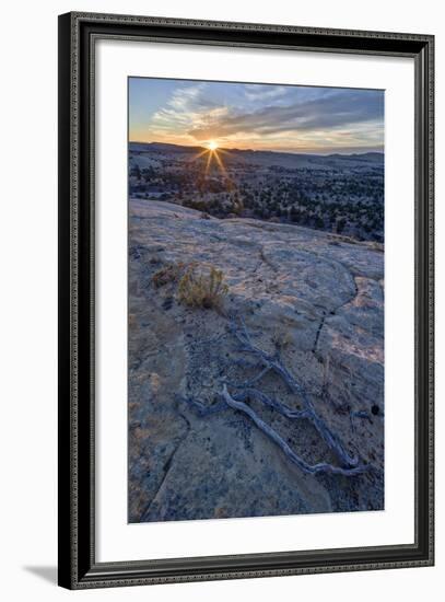 Sunrise from Atop a Sandstone Hill-James Hager-Framed Photographic Print