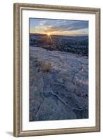 Sunrise from Atop a Sandstone Hill-James Hager-Framed Photographic Print