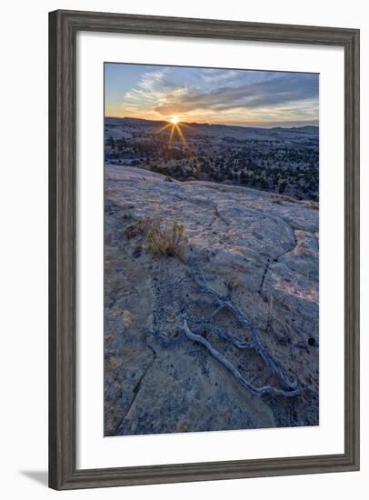 Sunrise from Atop a Sandstone Hill-James Hager-Framed Photographic Print