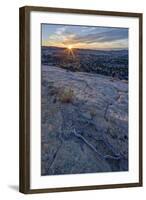 Sunrise from Atop a Sandstone Hill-James Hager-Framed Photographic Print