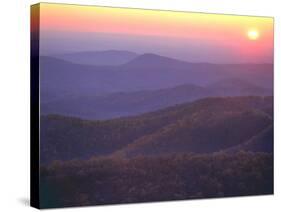 Sunrise from Buck Hollow Overlook, Shenandoah National Park, Virginia, USA-Charles Gurche-Stretched Canvas