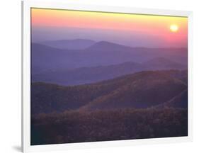 Sunrise from Buck Hollow Overlook, Shenandoah National Park, Virginia, USA-Charles Gurche-Framed Photographic Print