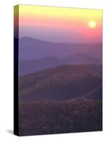 Sunrise from Buck Hollow Overlook, Shenandoah National Park, Virginia, USA-Charles Gurche-Stretched Canvas