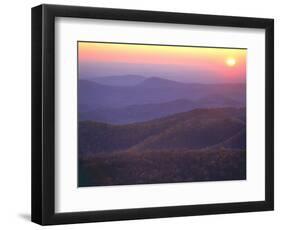 Sunrise from Buck Hollow Overlook, Shenandoah National Park, Virginia, USA-Charles Gurche-Framed Photographic Print