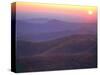 Sunrise from Buck Hollow Overlook, Shenandoah National Park, Virginia, USA-Charles Gurche-Stretched Canvas