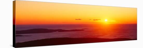 Sunrise from Cadillac Mountain, Acadia National Park, Maine-null-Stretched Canvas