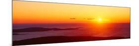 Sunrise from Cadillac Mountain, Acadia National Park, Maine-null-Mounted Photographic Print