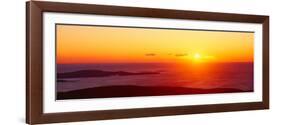 Sunrise from Cadillac Mountain, Acadia National Park, Maine-null-Framed Photographic Print