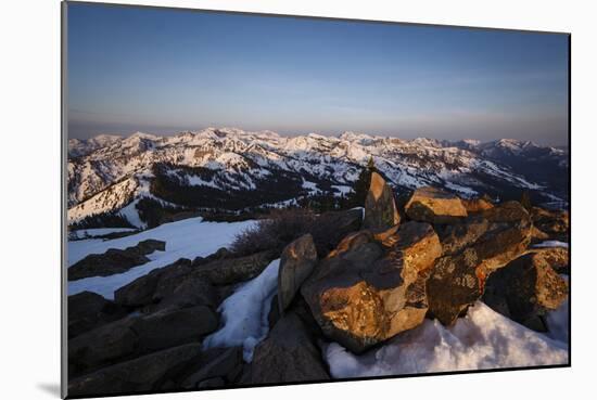 Sunrise From Clayton Peak, Wasatch Mountains, Utah-Louis Arevalo-Mounted Photographic Print