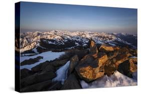 Sunrise From Clayton Peak, Wasatch Mountains, Utah-Louis Arevalo-Stretched Canvas