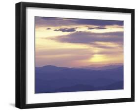 Sunrise from Clingman's Dome, Great Smoky Mountains National Park, Tennessee, USA-Adam Jones-Framed Premium Photographic Print