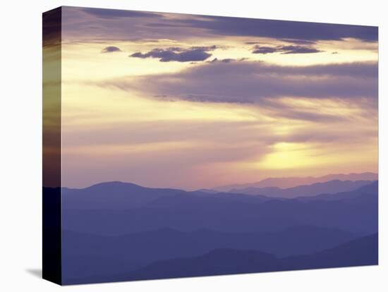 Sunrise from Clingman's Dome, Great Smoky Mountains National Park, Tennessee, USA-Adam Jones-Stretched Canvas