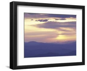 Sunrise from Clingman's Dome, Great Smoky Mountains National Park, Tennessee, USA-Adam Jones-Framed Photographic Print