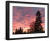 Sunrise From Forest Heights Park, Edmonton, Alberta, Canada-Walter Bibikow-Framed Photographic Print