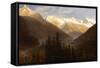 Sunrise from Glacier Station, C.1890-Albert Bierstadt-Framed Stretched Canvas