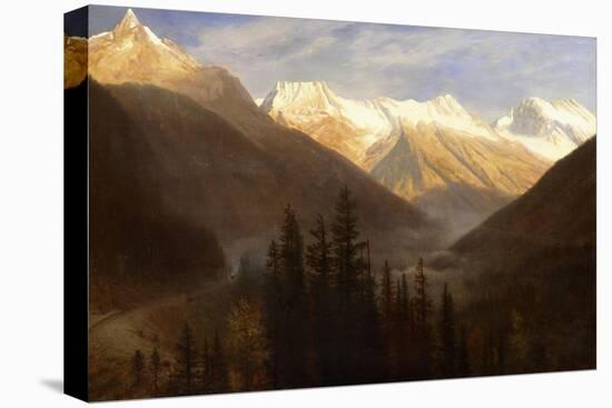 Sunrise from Glacier Station, C.1890-Albert Bierstadt-Stretched Canvas