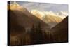 Sunrise from Glacier Station, C.1890-Albert Bierstadt-Stretched Canvas