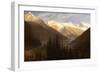 Sunrise from Glacier Station, C.1890-Albert Bierstadt-Framed Giclee Print