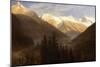 Sunrise from Glacier Station, C.1890-Albert Bierstadt-Mounted Giclee Print