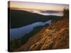 Sunrise from Mt. Constitution, Moran State Park, Orcas Island, Washington, USA-Charles Gurche-Stretched Canvas