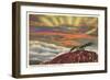 Sunrise from Pike's Peak, Colorado-null-Framed Art Print