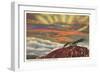 Sunrise from Pike's Peak, Colorado-null-Framed Art Print