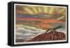 Sunrise from Pike's Peak, Colorado-null-Framed Stretched Canvas