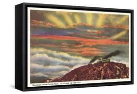 Sunrise from Pike's Peak, Colorado-null-Framed Stretched Canvas