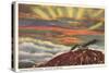 Sunrise from Pike's Peak, Colorado-null-Stretched Canvas