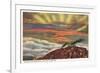 Sunrise from Pike's Peak, Colorado-null-Framed Premium Giclee Print