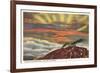 Sunrise from Pike's Peak, Colorado-null-Framed Premium Giclee Print