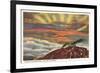 Sunrise from Pike's Peak, Colorado-null-Framed Premium Giclee Print