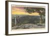 Sunrise from Skyline Drive-null-Framed Art Print