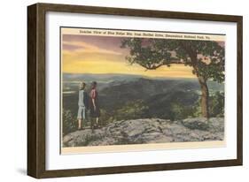 Sunrise from Skyline Drive-null-Framed Art Print