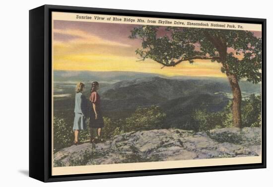 Sunrise from Skyline Drive-null-Framed Stretched Canvas