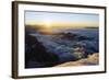 Sunrise from Summit of Mont Blanc, 4810M, Haute-Savoie, French Alps, France, Europe-Christian Kober-Framed Photographic Print