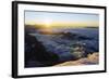 Sunrise from Summit of Mont Blanc, 4810M, Haute-Savoie, French Alps, France, Europe-Christian Kober-Framed Photographic Print