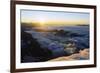 Sunrise from Summit of Mont Blanc, 4810M, Haute-Savoie, French Alps, France, Europe-Christian Kober-Framed Photographic Print