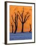 Sunrise from the Deadvlei, Sossusvlei, Namibia.-ClickAlps-Framed Photographic Print