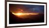 Sunrise from the Lewis Range, Glacier County, Glacier-Waterton International Peace Park, Montana-Steven Gnam-Framed Photographic Print