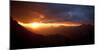 Sunrise from the Lewis Range, Glacier County, Glacier-Waterton International Peace Park, Montana-Steven Gnam-Mounted Photographic Print
