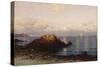 Sunrise, Grand Manan-Albert Bierstadt-Stretched Canvas