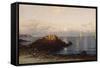 Sunrise, Grand Manan-Albert Bierstadt-Framed Stretched Canvas
