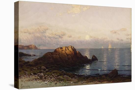 Sunrise, Grand Manan-Albert Bierstadt-Stretched Canvas