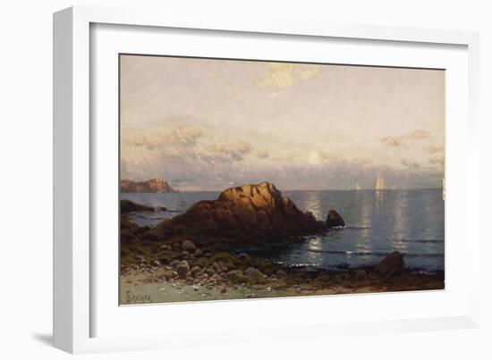 Sunrise, Grand Manan-Albert Bierstadt-Framed Giclee Print