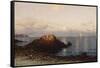 Sunrise, Grand Manan-Albert Bierstadt-Framed Stretched Canvas